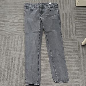 True Religion Gray Slim Jeans